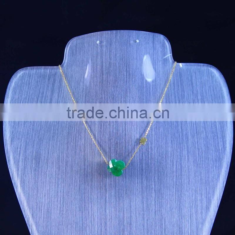 unique design necklace with pearls charm