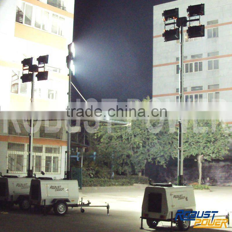 Hydraulic Mobile Light Tower