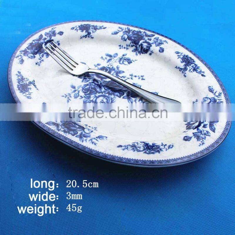High Quality Stainless Steel Cutlery Dinner Meal Salad Fruit Cake Dessert Fork Tableware Set S65