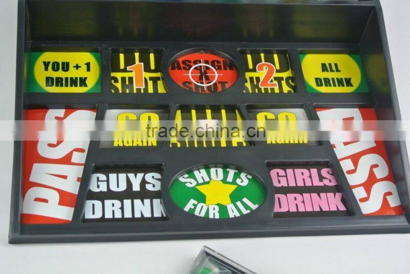 Funny Chips Shooting Table Drinking Game with 6 shotglasses