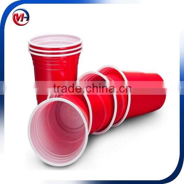 Customized Round Glass Coaster LED Light Plastic Beer Glass Coaster