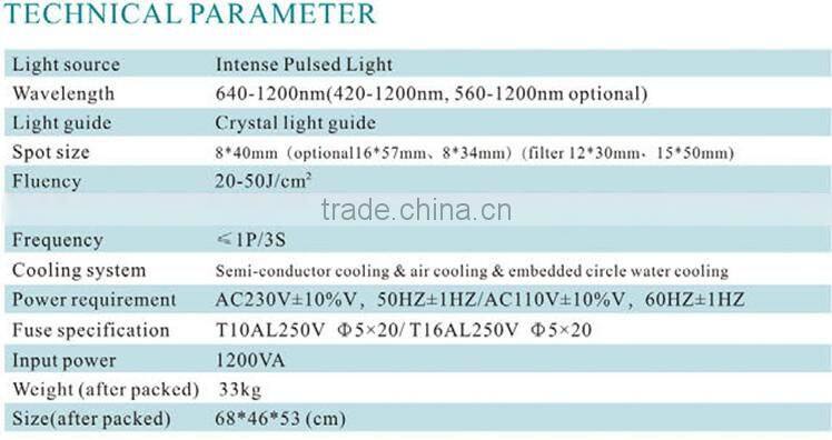 hot sales with whole sales price portable IPL machine with PDA/CE approved