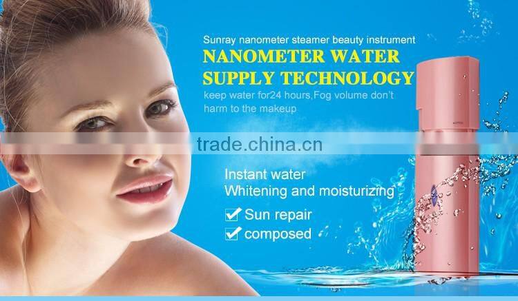 Home use facial beauty equipment hand held portable facial steamer