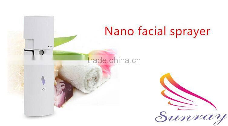 Christmas gift economic handle home use portable mini personal humidifier facial sauna equipment