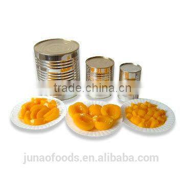canned yellow peach sliced in syrup