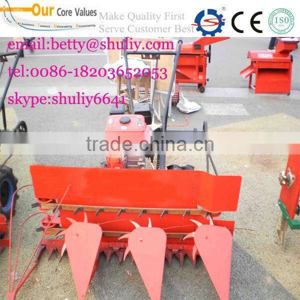 High efficiency rice reaper machine/rice harvester with low price for sale
