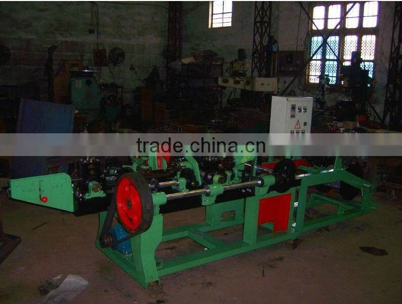 High quality Full Automatic double twisted barbed wire machine