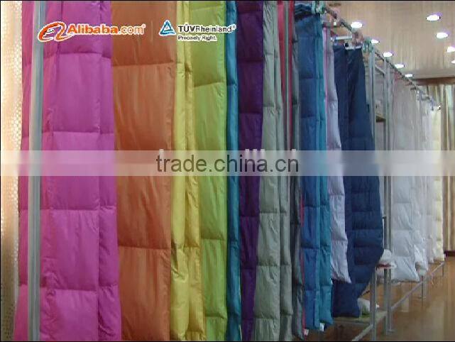 Wholesale winter soft feather and down duvet luxury home textile yangzhou wanda