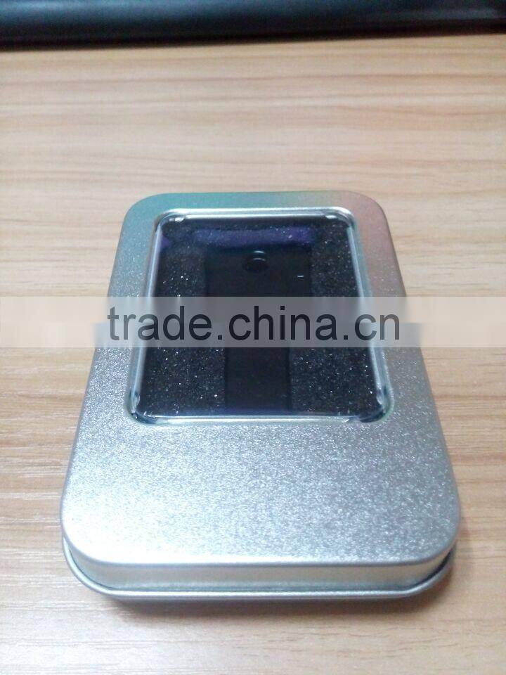 Metal USB Key Shape In Tin Box Package