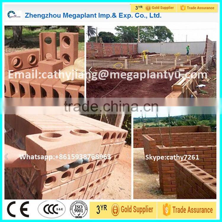 Building Used manual clay interlocking brick machinery price