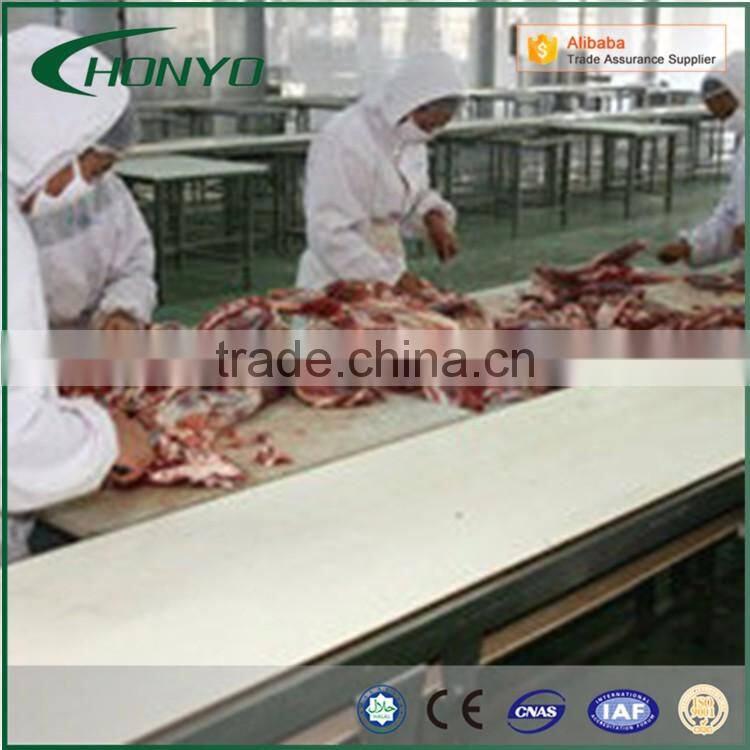 Sheep goat viscera removing transportation line for slaughterhouse plant