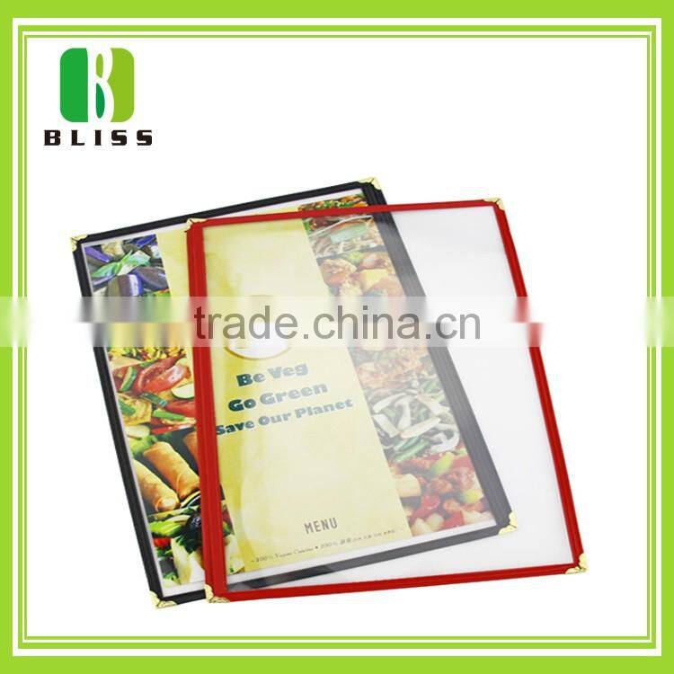Customize Size High quality clear menu stand