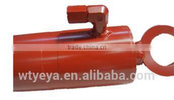 bore 2.5 inch rod 1inch stroke 28inch double acting small welded Hydraulic cylinders for trailer manufacturer