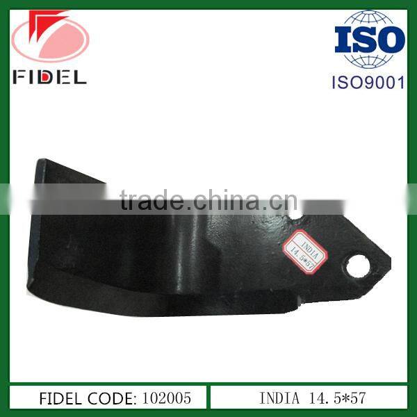 HIGH QUALITY ROTAVATOR BLADES, 14.5*46mm, 14.5*57mm, 11.5*57mm