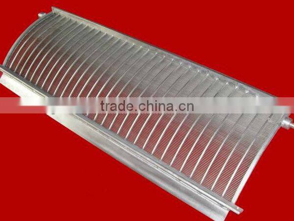 SS 316 flat welded wedge wire screen