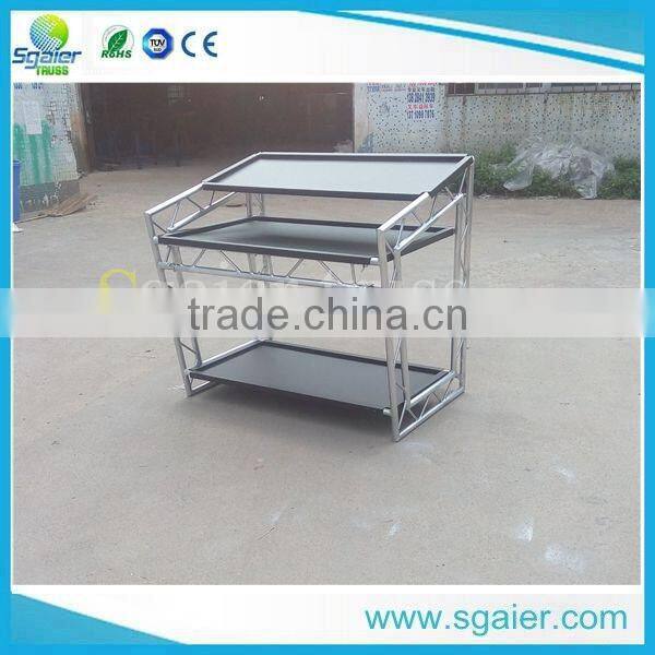 1000*904*1150mm LED Dj booth Bar table with acrylic board