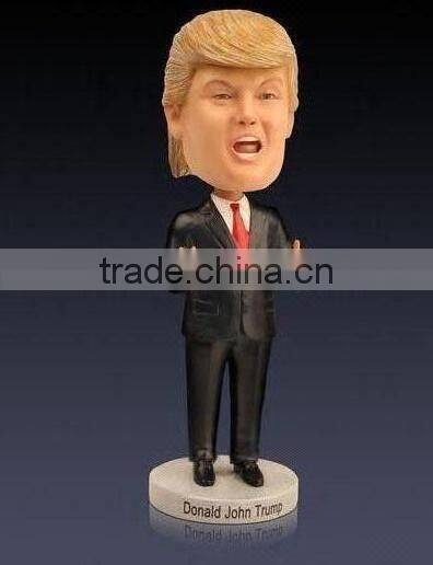 Shaking resin cartoon figure