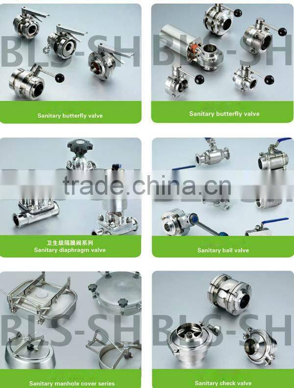 stainless steel manual sanitary pvdf lined diaphragm valve