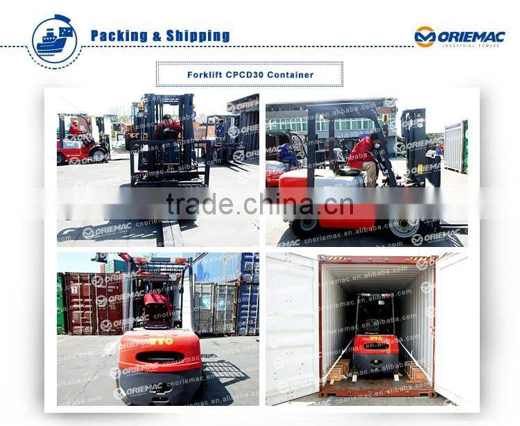 China 1.5 ton diesel forklift truck wecan CPCD15FR with good price