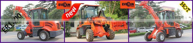 2014 Hot Price Qingdao Everun Brand Farm Machinery ER1500 Mini Telescopic Loader Made In China