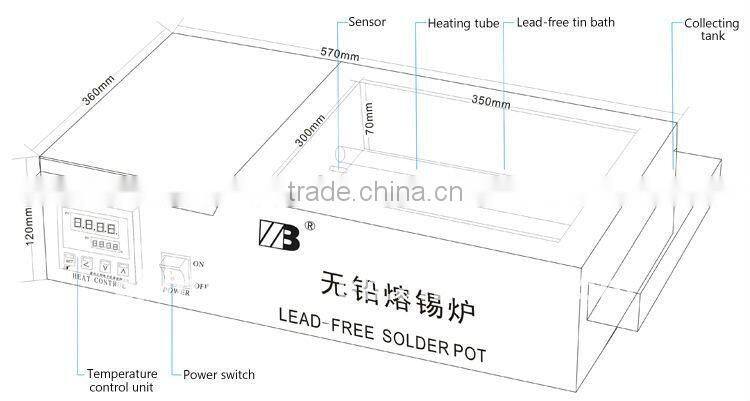 XC-2016D Lead-free Solder Pot