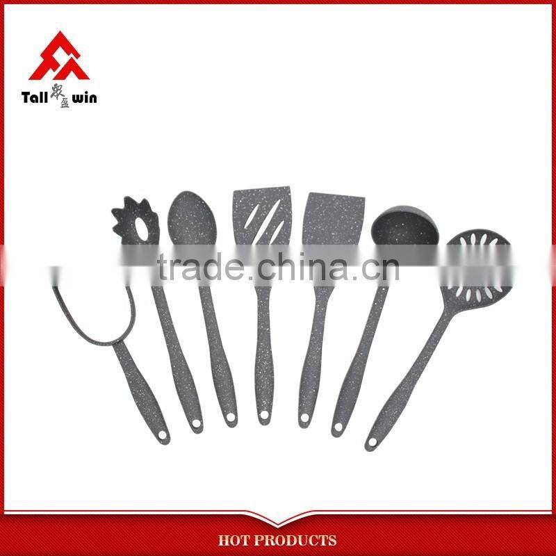 6-pieces silicone kitchen utensils wooden kitchen utensils silicone wooden kitchen tool set