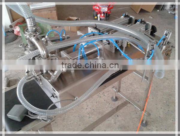 10-300ml Double Heads Pneumatic Shampoo Cream Honey Filling Machine