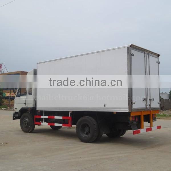 170 hp 4*2 DONGFENG Insulated Truck 10 ton