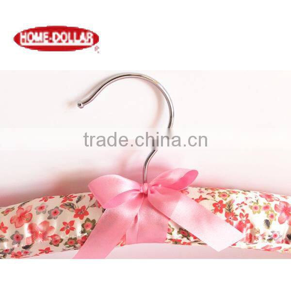 Wholesale elegant Padded Satin Hanger