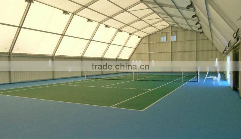 Polygonal large sport shelter tent for outdoor sport events hall
