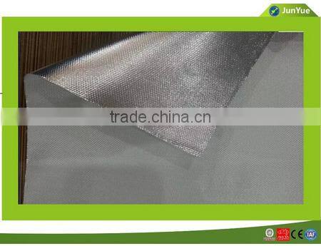 Aluminum foil fabric faced thermal insulation material radiant barrier