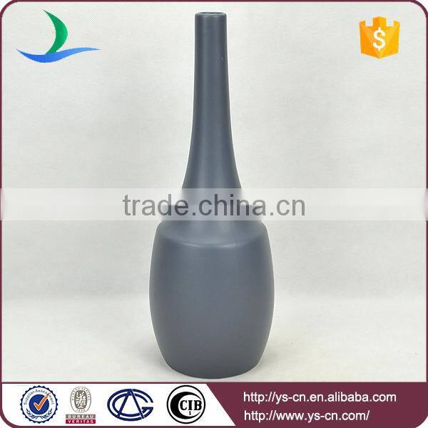Ceramic Matt Black Large Decoration Vase