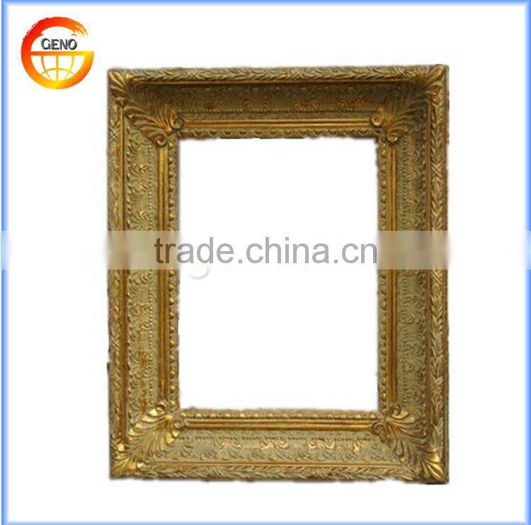 Hot selling wood decorative golden wood picture frame