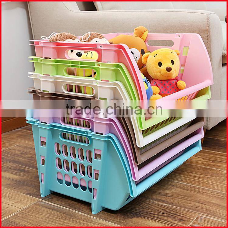 Plastic Stacking Stackers Storage Baskets Veg Rack 2 Tier Vegetable