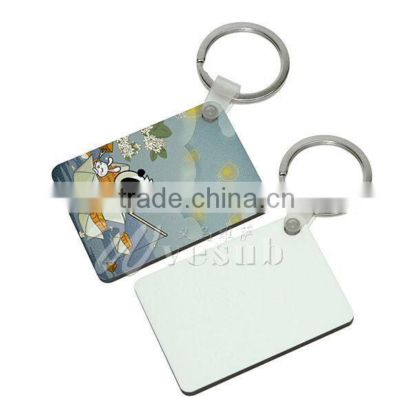 2017 New Products Sublimation Blank KeyRing