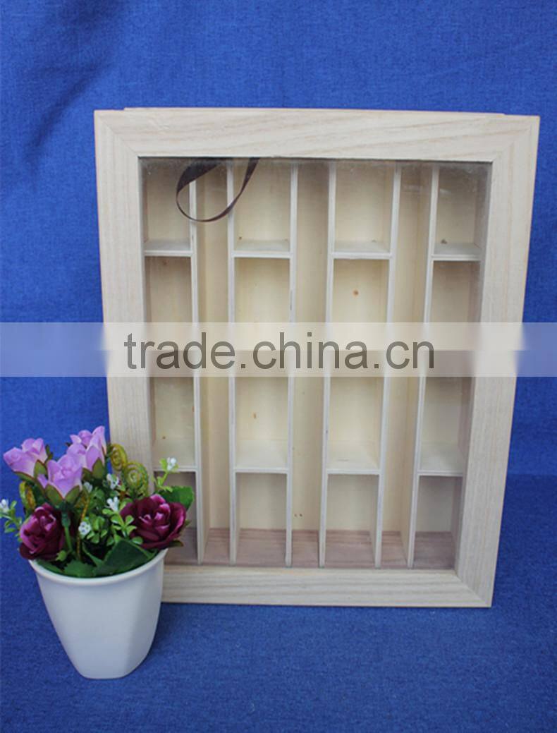 square wood gift boxes with internal holes