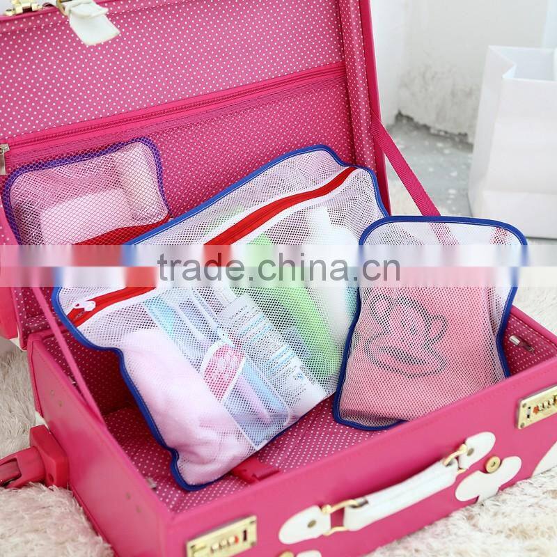 Y366 New arrvial hanging mesh travelling storage bag