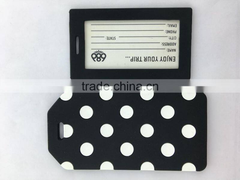 samples free factory supply cheap custom plastic rubber silicone or eco-friendly pvc luggage tag