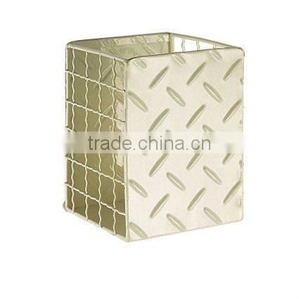 Metal Hollow Out File Storage Basket