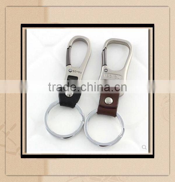Hot selling card Leather Keyring