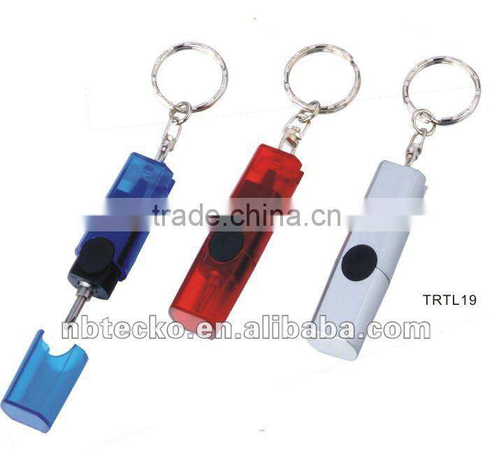 Mini screwdriver tool kit with keychain
