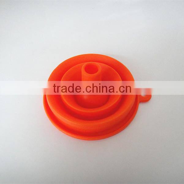 Hot selling Kitchen Cooking Foldable collapsible silicone dropping funnel