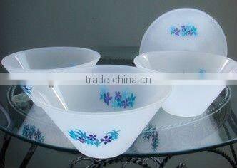 plastic salad bowl, salad bowl