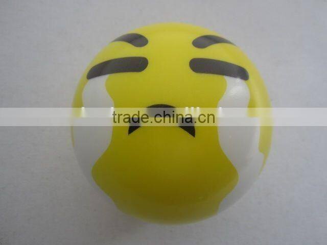 Hot selling PU emoji toy ball