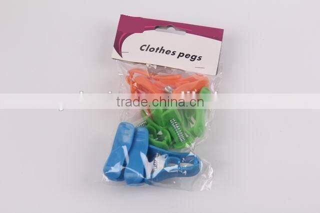 10 pc three colours plastic clothespin