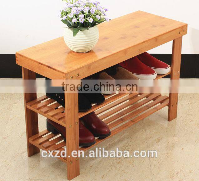 cheap different style wooden shoes-changing bench