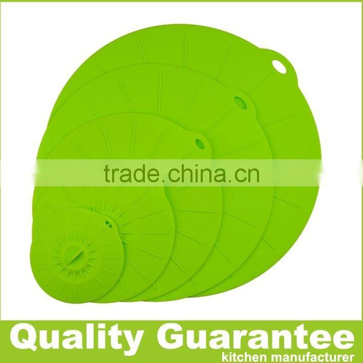 food grade colorful silicone bowl covers, silicone suction lids for bowl,silicone lid /food cover