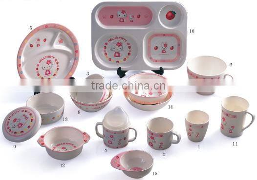 Hello Kitty Melamine Dinner Set Melamine Dinner Ware For Children Melamine Gift