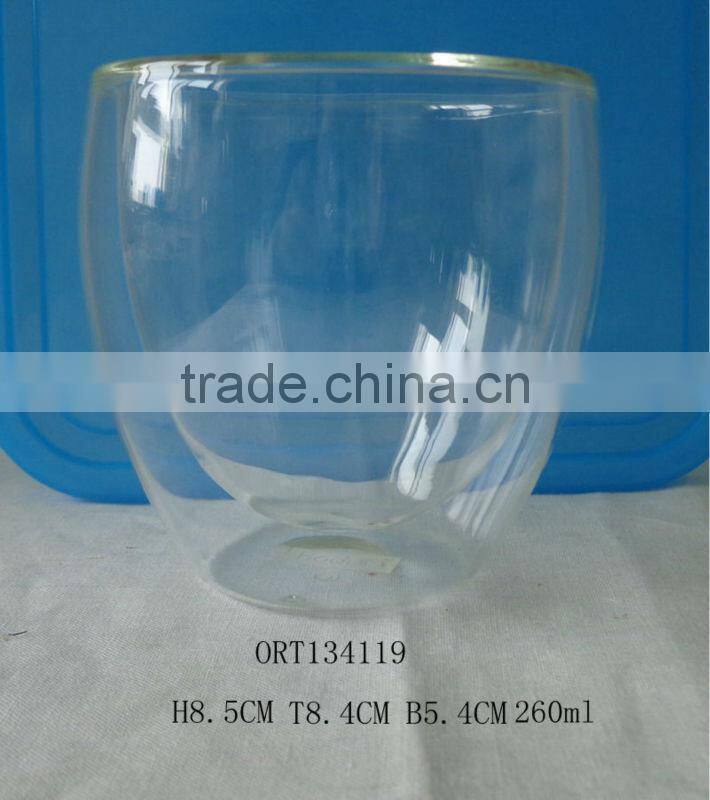 Shot Double Wall Glass Cup