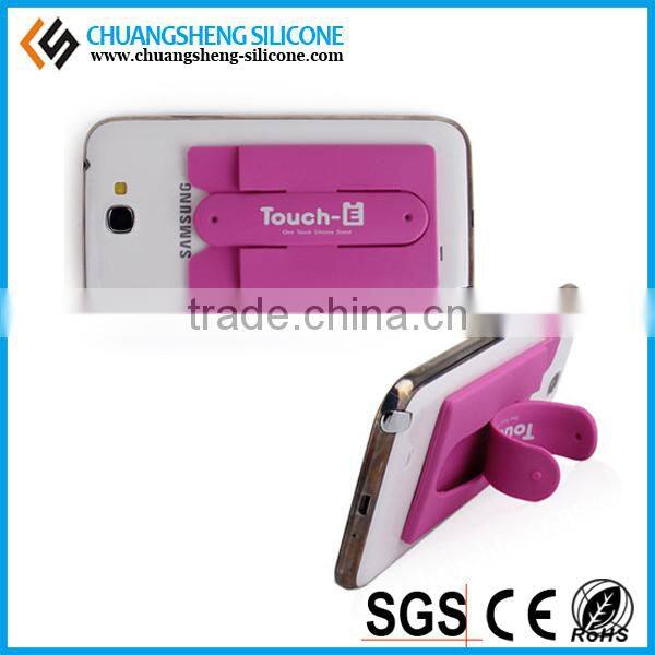 Card Holder, Silicone Smartphone Wallet, self adhesive smart phone pocket